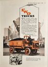 1920 Print Ad FWD Trucks Made by Four Wheel Drive Auto Co. Clintonville,WI