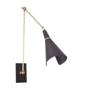 Handmade Vintage Inspired SCICCOSO Brass Wall Lamp Black , Handcrafted Wall Lamp - Picture 1 of 7