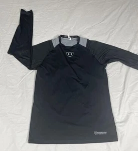 Under Armour Mens Black Baseball Long Sleeve T-Shirt Size M - Picture 1 of 11