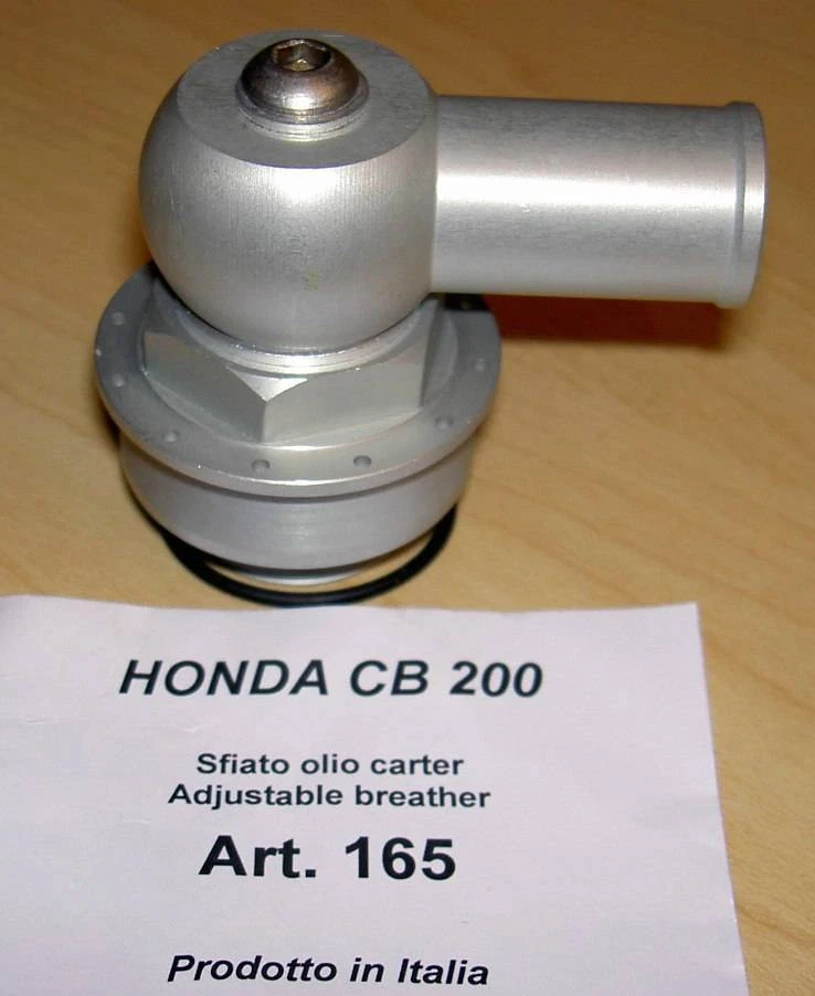 Honda CB200 Cappellini aleación carreras cárter ajuste posición respirador 165-NLA Foto 1 de 1