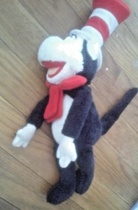 Mattel Dr Seuss Cat In The Hat Working Vintage Talking Plush Pullstring 19" Toy - Picture 1 of 3