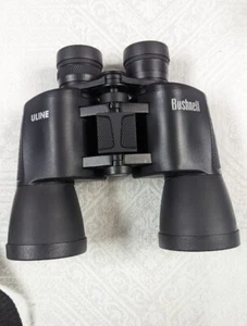 BUSHNELL & ULINE BINOCULARS POWER VIEW 10X50MM Porro Prism Black - Picture 1 of 11