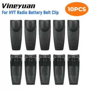 10 piezas clip de cinturón para radios HYT Hytear BH1104 BH1302 TC500 TC-500 TC-446 TB-75 - Imagen 1 de 12