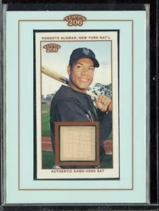2002 Topps 206 Relics Jersey Bat #RA3 Roberto Alomar - Picture 1 of 1