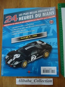 1966 Altaya Collection BOOK BOOK BOOK 24 HOURS DU MANS 33 FORD MK II 2 - Picture 1 of 1