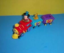 Disney Store Mickey Mouse Clubhouse Train Engine & Pluto Pull Back n Go Action