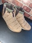 Teva Reember Mid Boots Shoes Tan Quilted Ripstop Slip On Women?S Size 11