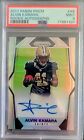 2017 Panini Prizm Alvin Kamara Rookie Autographs PSA 9