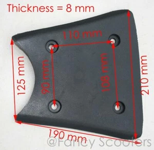 Almohadilla de asiento (4 pernos) para 47cc MTA2 Carenado completo Mini Pocket bike - Imagen 1 de 3