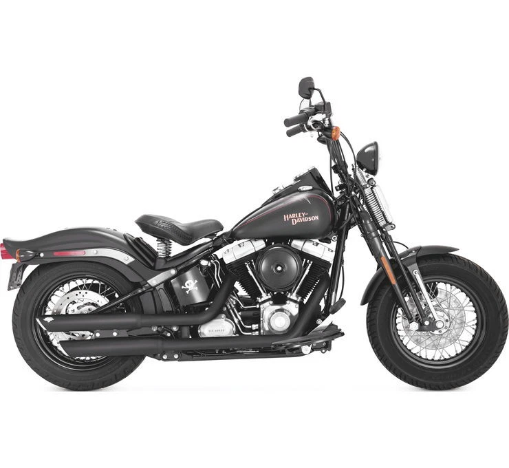 Escape sin cordones Vance & Hines Harley Softail Deluxe/Slim/Crossbones Ts S/OS Foto 1 de 1