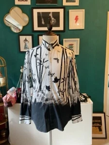 Dolce & Gabbana Herrenhemd in Bambus & Schmetterling limitierte Runway Edition Größe 40 - Bild 1 von 6