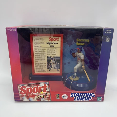 Sammy Sosa Chicago Cubs Sport Stars Starting Lineup Figure NIB 1999 NIP Cover
