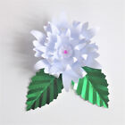 Fleurs artificielles 20CM + Feuilles 15CM Fleurs en papier géant bricolage...
