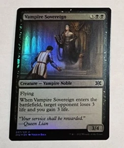 Magic The Gathering Vampire Sovereign 097 2X2 Double Masters 2022 lámina común casi nuevo x1 - Imagen 1 de 2