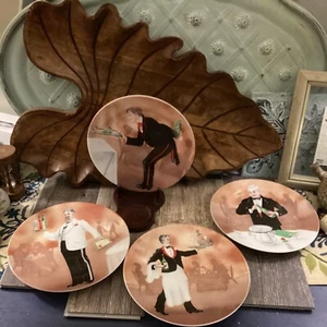 Godinger & Co. Waiter Dessert/Salad Plates Excellent Rare 7 1/4” I Godinger - Picture 1 of 6
