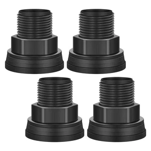 4pcs High Pressure Plastic Aquarium Pipe Connectors Water Tank Joint Black - Bild 1 von 12