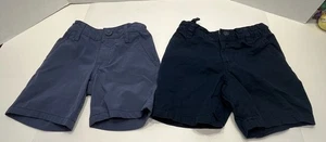 Cat & Jack Jungen Shorts Größe 4 & 5 verstellbare Taille Paket mit 2 blau/marine Paaren - Bild 1 von 12