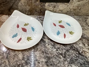 Vintage Eva Zeisel Plates  Hallcraft Century 1952-1957   2 for One Price! - Picture 1 of 5