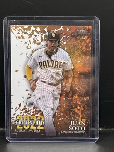 2023 Topps Series 1 JUAN SOTO Greatest Hits Insert #22GH-24 San Diego Padres - Picture 1 of 2
