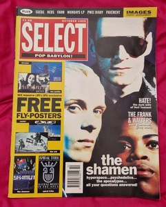 SELECT MUSIC MAGAZINE OCTOBER 1992 THE SHAMEN BEASTIE BOYS THE FARM SUGAR L7 NAD - Picture 1 of 4