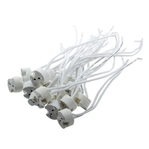 15 Pezzi MR16 GU5.3 Base Ceramica Base Portalampada Luce LED J1I9 - Foto 1 di 5
