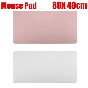 Wasserdichtes PU Leder Mauspad beidseitiges Büro Schreibtisch Schreibmatte 80*40 cm USA - Bild 1 von 5
