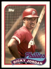 1989 Topps Tiffany Ricky Jordan RC Philadelphia Phillies #358