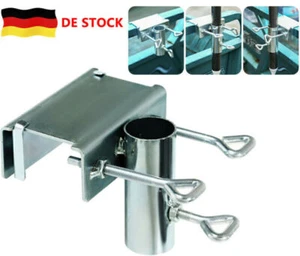 Balkon Sonnenschirm Halterung Balkongeländer Schirm Halter Befestigung - Bild 1 von 7