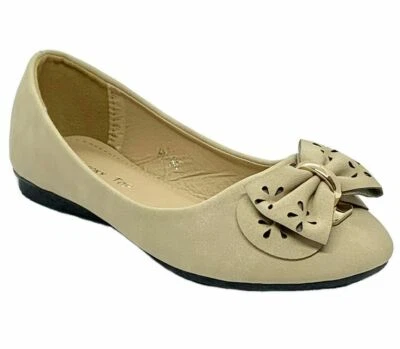 Link Ck-3 Niñas Beige Vestido Concurso Noche y Fiesta Zapatos Juveniles Talla 3 Foto 1 de 4