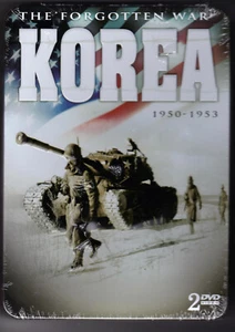 New Factory Sealed DVD 2-Disc Set KOREA THE FORGOTTEN WAR 1950-1953 unopened Tin - Picture 1 of 8