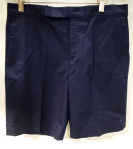 C6 - Polo Ralph Lauren Golf Shorts 10 Navy Blue Twill Cotton Stretch Pony Logo - Picture 1 of 5