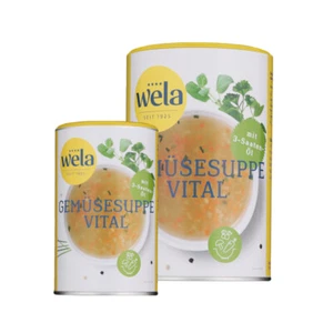 Gemüsesuppe gekörnt Vital, als Gemüsebrühe und Gewürz - wela (0,51€/L) - Bild 1 von 5