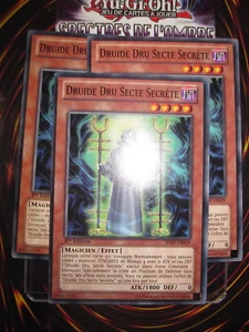 YU-GI-OH! COM DRUIDE DRU SECTE SECRETE X3 (PLAYSET) SHSP-FR009 NEUF FR ED 1 - Picture 1 of 1