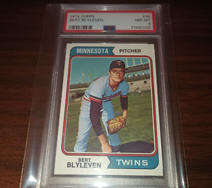 1974 Topps #98 Bert Blyleven PSA 8 Near Mint-Mint Minnesota Twins HOF