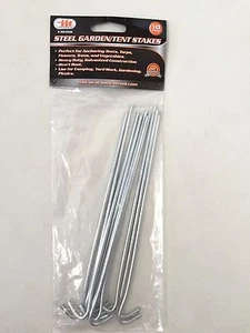 Steel Heavy Duty Garden/Tent Stakes, 10 piece - Picture 1 of 4