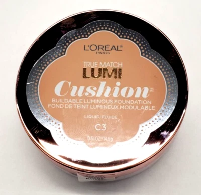 NEW L'oreal True Match Lumi Cushion Buildable Luminous Ftion-C3 CREAMY NATURAL - Image 1 of 2