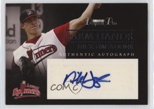 2007 TRISTAR Prospects Plus Farm Hands Authentic Auto Nick Hagadone #FH-NH Auto