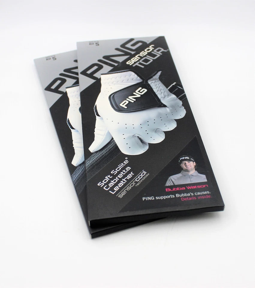 Guantes de golf 2 Ping Sensor Tour diestros pequeños para golfistas zurdos Foto 1 de 1