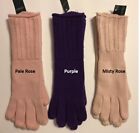 NWT Ralph Lauren Women Wool/Cashmere Knit Gloves One Size 12.5”