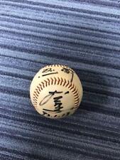 Hiroshima Carp Tetsujin Kinugasa Sachio Autographed Ball Baseball Showa Retro