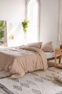 Urban Outfitters Soft Pink Cotton Duvet Cover Full/Queen