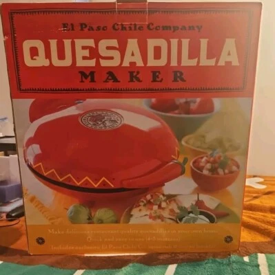 El Paso Чилийская Компания Красный Производитель Кесадильи ~ Новая Открытая Коробка! - Изображение 1 из 4