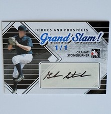 GRAHAM STONEBURNER 2011 ITG Heroes and Prospects Grand Slam AUTO 1 of 1 RARE 1/1
