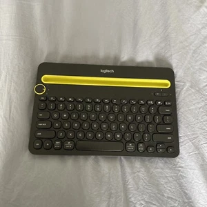 Logitech Bluetooth Wireless Keyboard For Multiple Devices Apple Android Tablet - Picture 1 of 2