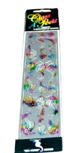 1 Sheet 18 SEA HORSES by CLASS A' PEELS Stickers Sealed! NIP 3-DIMENSIONAL - Imagen 1 de 3