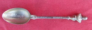 Antik Vintage alter Löffel Sterling Silber UK British England Figural - Bild 1 von 9
