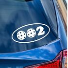 Pickleball Decal. 002 Pickleball Decal Sticker For Water Bottle, Laptop, Or Car
