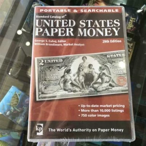 New KRAUSE 29th Edition Standard Catalogue of US Paper Money CD/DVD - Picture 1 of 1