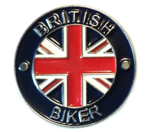 British Biker Classic 1960er Jahre Motorrad Wippe Metall Emaille Abzeichen NEU - Bild 1 von 3