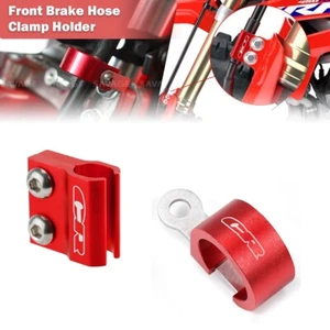 CR Front Brake Hose Clamps Holder For HONDA CR250R CR125R CR500R CR 80R 85R - Picture 1 of 20